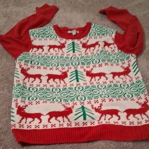Holiday Reindeer Cardigan Sweater